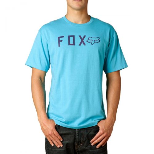 Fox Racing Shockbolted Men's Short-Sleeve Shirts, color: Heather Dark Fatigue | Cyan | Optic White | Blood Orange, category/department: men-tees-shortsleeve