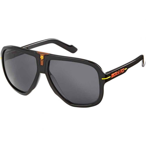 Fox Racing The Seventy 4 Adult Sunglasses, color: Polished Black/Grey | Olive Camo/Green Grey | Dark Brown Tortoise/Gold Spark | Matte Red-White-Blue/Chrome Spark | Polished White/Chrome Spark, category/department: men-sunglasses, women-sunglasses