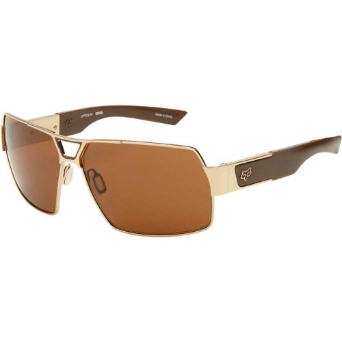 Fox Racing The Meeting '13 Adult Sunglasses, color: Matte Black/Warm Grey | Polished Gold/Bronze | Polished Chrome/Chrome Spark, category/department: men-sunglasses, women-sunglasses