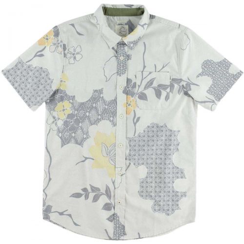 O'Neill Nomad Men's Button Up Short-Sleeve Shirts, color: Fog | Ink, category/department: men-buttonfronts