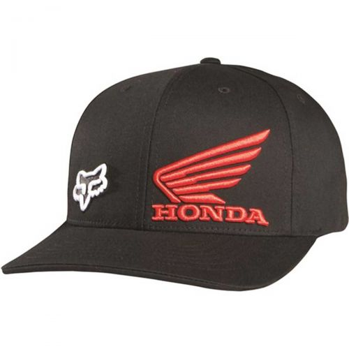 Fox Racing Honda Standard Men's Flexfit Hat/Cap, color: Red | Black, category/department: men-hats