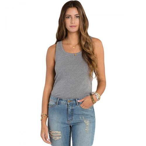 Billabong So It Goes Women's Tank Shirts, color: Dark Athletic Grey | White, category/department: women-tanks
