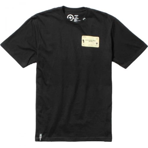 LRG Cannisters Men's Short-Sleeve Shirts, color: Black | White, category/department: men-tees-shortsleeve
