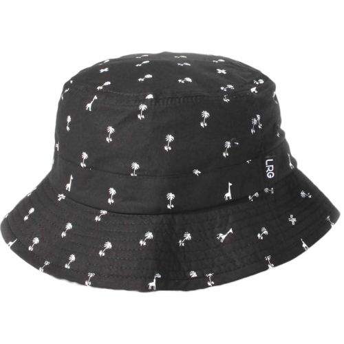 LRG Palm Grove Bucket Men's Hats, color: Black | White, category/department: men-hats