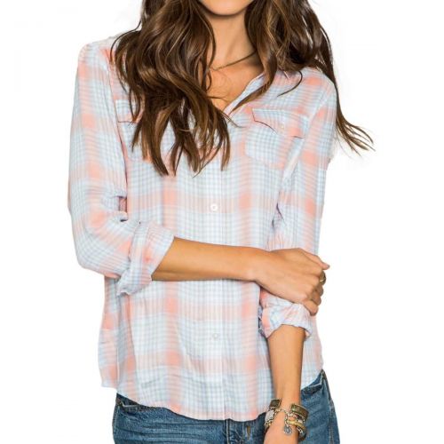 O'Neill Women's Norma '15 Women's Button Up Long-Sleeve Shirts, color: Mystic | Bella Vista | Naked, category/department: women-buttonfronts