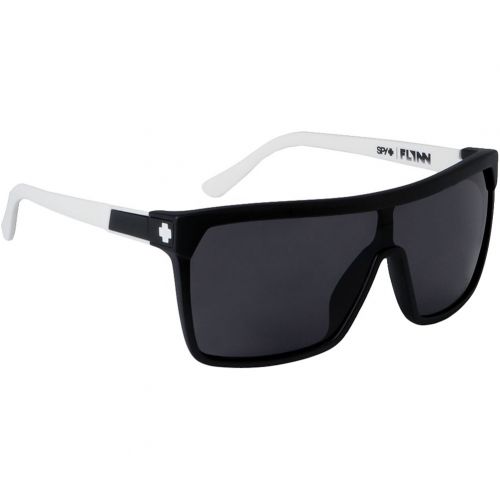 Spy Optic Flynn Look Series Adult Sunglasses, color: Matte/Shiny Clear/Grey Green with Blue Spectra | Black with Matte Black/Grey | Cedar with Black/Grey with Black Mirror | Primer Grey/Grey with Blue Spectra Mirror | Black Ice/Purple Spectra | Classic Fade/Grey with Green Spectra | Bro in The Dark/Grey with Green Spectra | Matte Ebony with Ivory/Grey | Whitewall/Light Blue Spectra | Cherry Bomb/Grey with Red Spectra, category/department: men-sunglasses, women-sunglasses