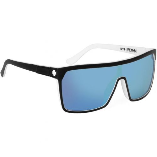 Spy Optic Flynn Look Series Adult Sunglasses, color: Matte/Shiny Clear/Grey Green with Blue Spectra | Black with Matte Black/Grey | Cedar with Black/Grey with Black Mirror | Primer Grey/Grey with Blue Spectra Mirror | Black Ice/Purple Spectra | Classic Fade/Grey with Green Spectra | Bro in The Dark/Grey with Green Spectra | Matte Ebony with Ivory/Grey | Whitewall/Light Blue Spectra | Cherry Bomb/Grey with Red Spectra, category/department: men-sunglasses, women-sunglasses