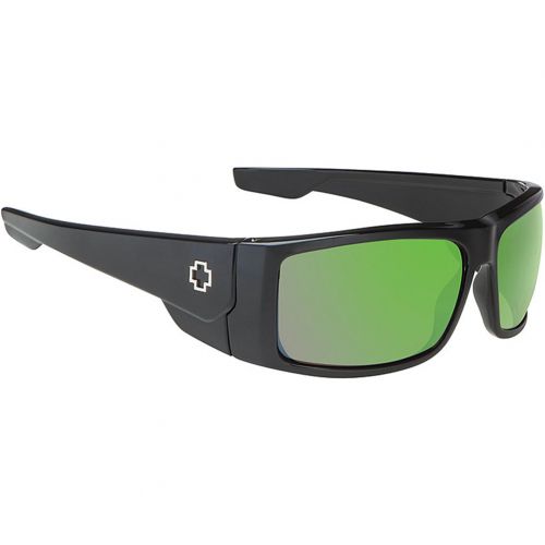 Spy Optic Konvoy Happy Lens Collection Polarized Men's Sunglasses, color: Matte Black/Grey Green | Black/Bronze with Black Mirror, category/department: men-sunglasses