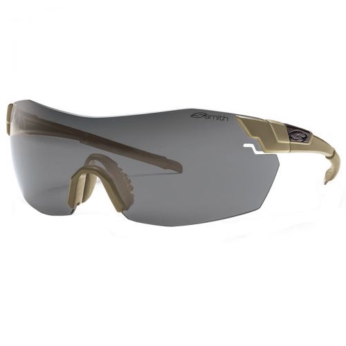 Smith Optics Pivlock V2 Max Tactical Elite Protective Men's Polarized Sunglasses, color: Black/Gray | Tan 499/Gray, category/department: men-sunglasses