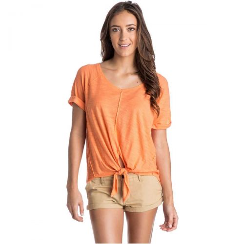 Roxy Middle Ranch Women's Short-Sleeve Shirts, color: Melon | Heritage Heather | Sea Spray, category/department: women-tees-shortsleeve