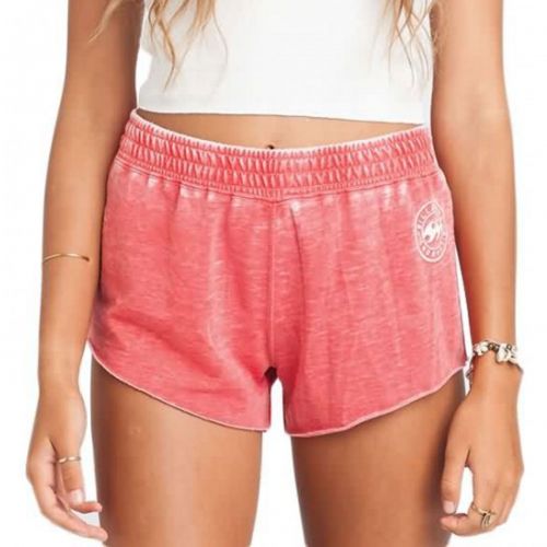 Billabong Sunny Rays Women's Beach Shorts, color: Bikini Red | Dark Athletic Grey, category/department: women-beachshorts