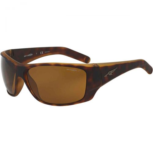 Arnette Heist 2.0 Adult Polarized Sunglasses, color: 41/81 Gloss Black/Grey | 2152/83 Fuzzy Havana/Brown, category/department: men-sunglasses, women-sunglasses