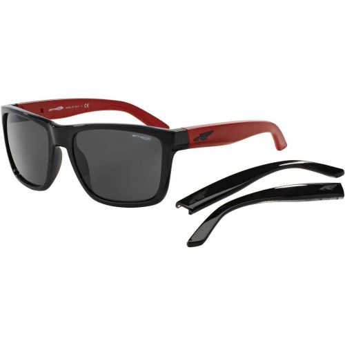 Arnette Witch Doctor Adult Sunglasses, color: 2308/87 Gloss Black/Psych Red/Grey, category/department: men-sunglasses, women-sunglasses