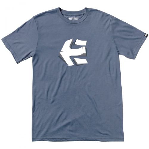 Etnies Stryker Men's Short-Sleeve Shirts, color: Blue/Heather, category/department: men-tees-shortsleeve