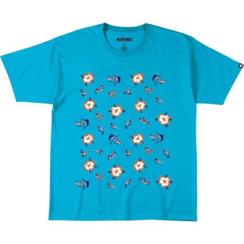 Etnies Wale Men's Short-Sleeve Shirts, color: Turquoise, category/department: men-tees-shortsleeve