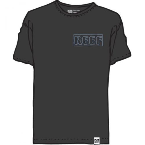 Reef Union Men's Short-Sleeve Shirts, color: Faded Black, category/department: men-tees-shortsleeve