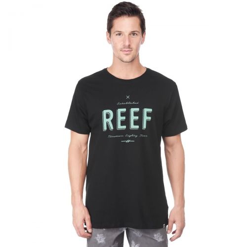 Reef Stretches Men's Short-Sleeve Shirts, color: Black, category/department: men-tees-shortsleeve