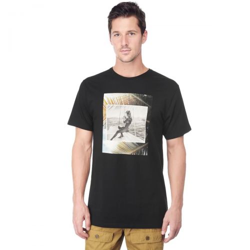 Reef Palmfox Men's Short-Sleeve Shirts, color: Black, category/department: men-tees-shortsleeve
