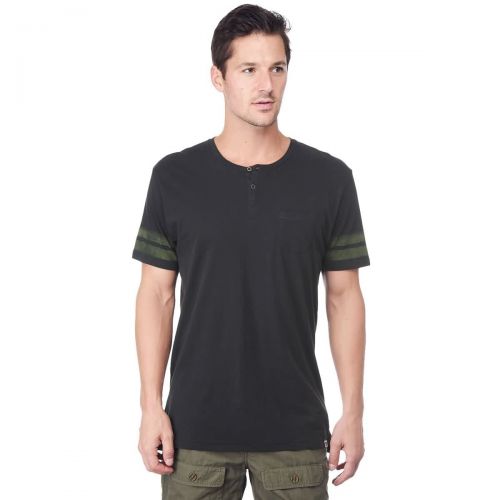 Reef End All Crew Men's Short-Sleeve Shirts, color: Ivory | Faded Black, category/department: men-tees-shortsleeve