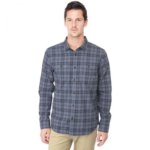 Reef Cold Dip 7 Woven Men's Button Up Long-Sleeve Shirts, color: Black | Indigo | Wine, category/department: men-buttonfronts