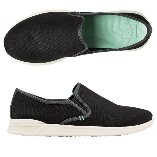 Reef Rover Slip On Women's Shoes Footwear, color: Black | Tan, category/department: women-shoes