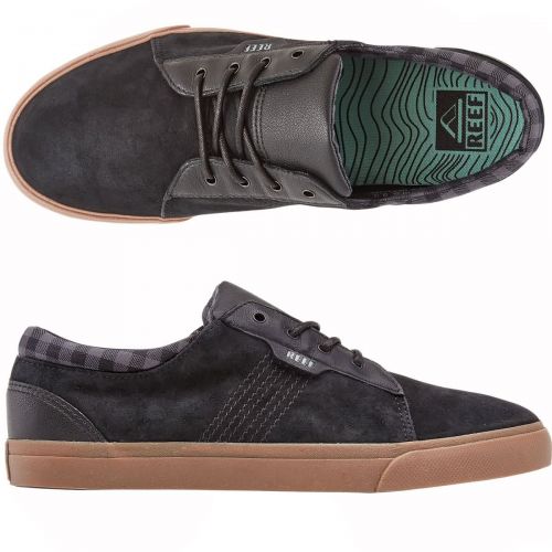 Reef Ridge Ls Men's Shoes Footwear, color: Black/Gum | Slate, category/department: men-shoes
