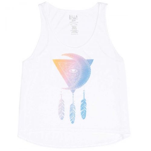 Billabong Catch The Moon Women's Tank Shirts, color: Off Black | White, category/department: women-tanks