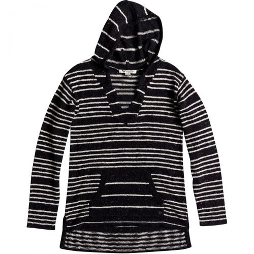 Roxy Mellie'153 Women's Sweater Sweatshirts, color: True Black | Sea Spray, category/department: women-sweaters