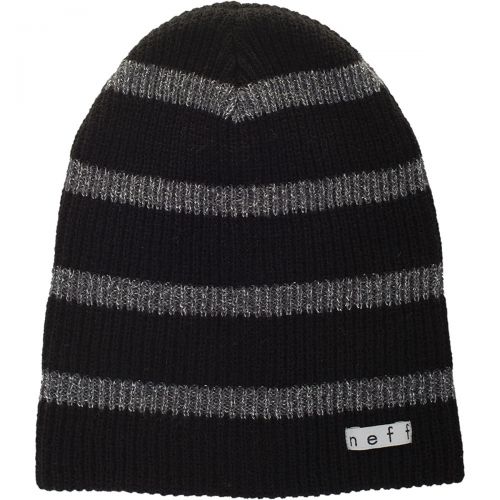 Neff Daily Sparkle Stripe Women's Beanie Hats, color: Black | Coral | Dusty Rose | Grey | Mint, category/department: women-beanies