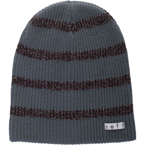 Neff Daily Sparkle Stripe Women's Beanie Hats, color: Black | Coral | Dusty Rose | Grey | Mint, category/department: women-beanies