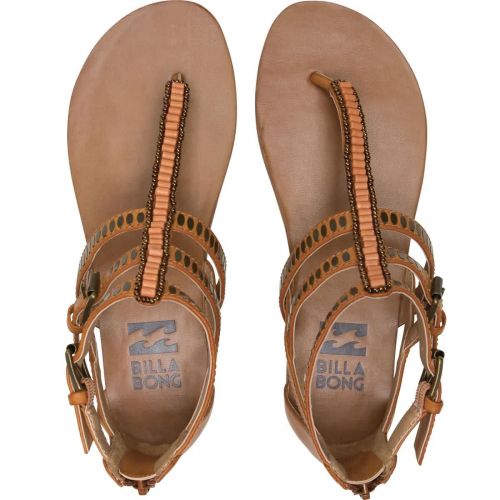 Billabong Breakers Beach Women's Sandal Footwear, color: Desert Daze | Off Black, category/department: women-sandals