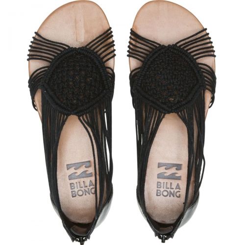 Billabong Gypsea Dance Women's Sandal Footwear, color: Off Black | White Cap, category/department: women-sandals