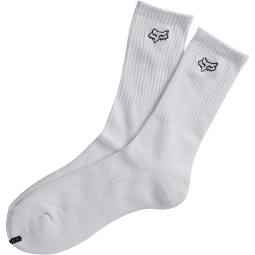 Fox Racing 3 Pack Crew Men's Socks, color: Black | White, category/department: men-socks