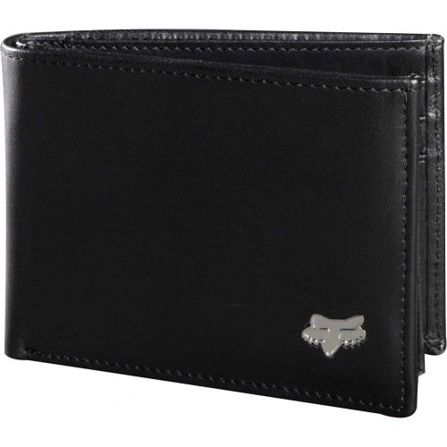 Fox Racing Leather Bifold Men's Wallets, color: Black | White | Brown, category/department: men-wallets