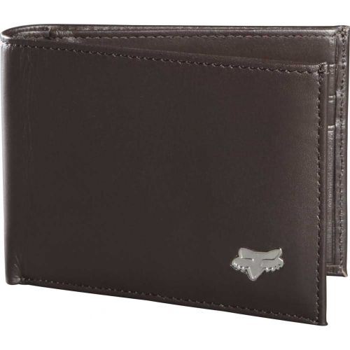 Fox Racing Leather Bifold Men's Wallets, color: Black | White | Brown, category/department: men-wallets