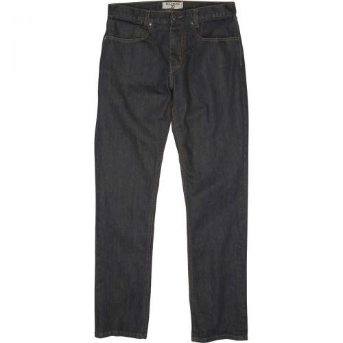 Billabong Slickr Tapered Indig Men's Jeans Pants, color: Salt Water Rinse | Camel, category/department: men-jeans