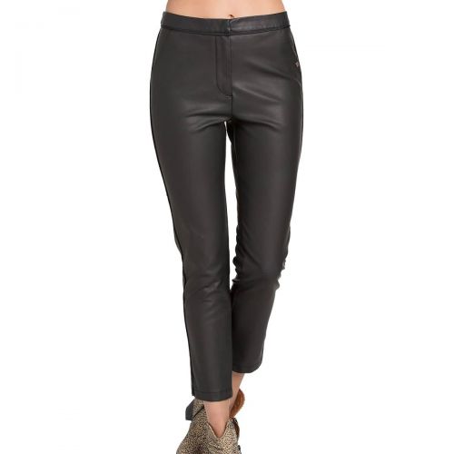 Billabong Cool Cats Leather Women's Pants, color: Black, category/department: women-casualpants