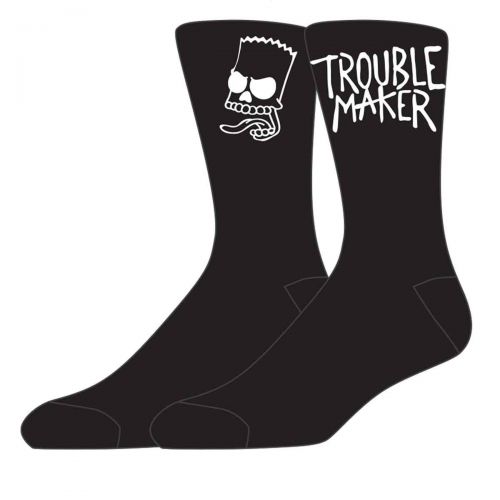 Neff Trouble Men's Socks, color: Black | White, category/department: men-socks