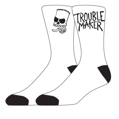 Neff Trouble Men's Socks, color: Black | White, category/department: men-socks
