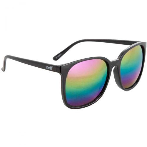 Neff Jillian Adult Sunglasses, color: Black | Black Rainbow | Blue | Coral | Green | Orange | Red | Tortoise | Yellow, category/department: men-sunglasses, women-sunglasses