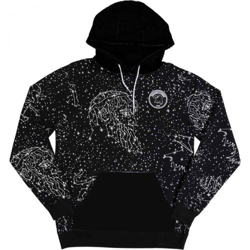 Neff Constellation Men's Hoody Pullover Sweatshirts, color: Black, category/department: men-sweatshirts