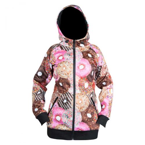 Neff Frost Shred Hoodie Women's Jackets, color: Donut, category/department: women-outerwear