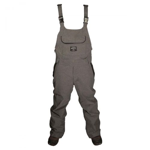 Neff Cope Bib Men's Pants, color: Grey Denim | Tan, category/department: men-pants