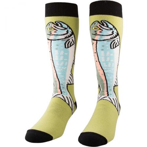 Neff Salmon Adult Socks, color: Olive, category/department: men-socks, women-socks