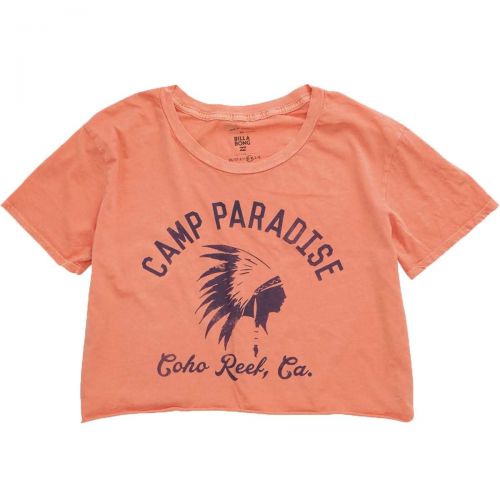 Billabong Camp Paradise Women's Top Shirts, color: Rosewater | White, category/department: women-shirts