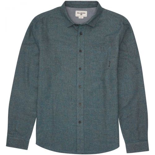 Billabong Bronson Men's Button Up Long-Sleeve Shirts, color: Asphalt | Blue, category/department: men-buttonfronts