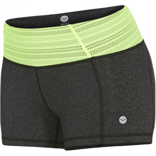 Roxy Hula Women's Shorts, color: Graphite Heather | True Black, category/department: women-stretchshorts