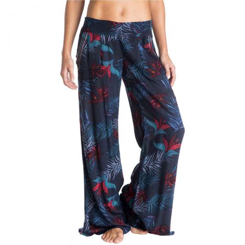Roxy Oceanside Palaz Women's Casual Pants, color: Midnight Palm | Desert Ikat Stripe, category/department: women-casualpants