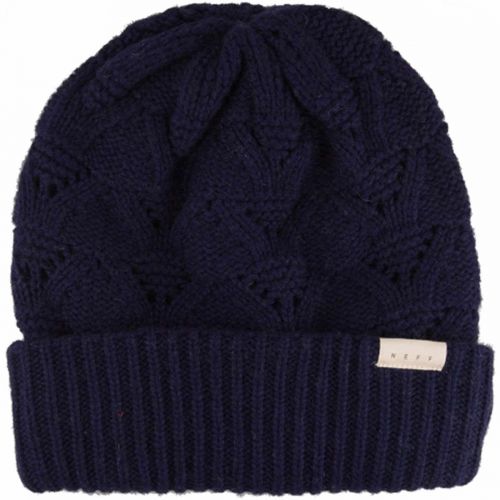 Neff Bristol Women's Beanie Hats, color: Navy | Red | Stone, category/department: women-beanies