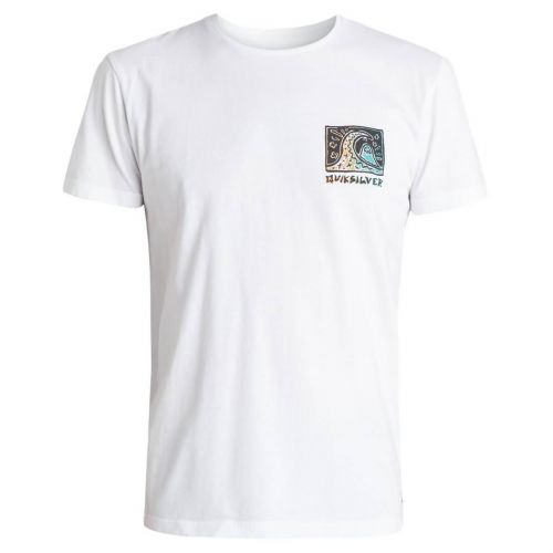 Quiksilver Surf Trip Men's Short-Sleeve Shirts, color: Tarmac | White, category/department: men-tees-shortsleeve
